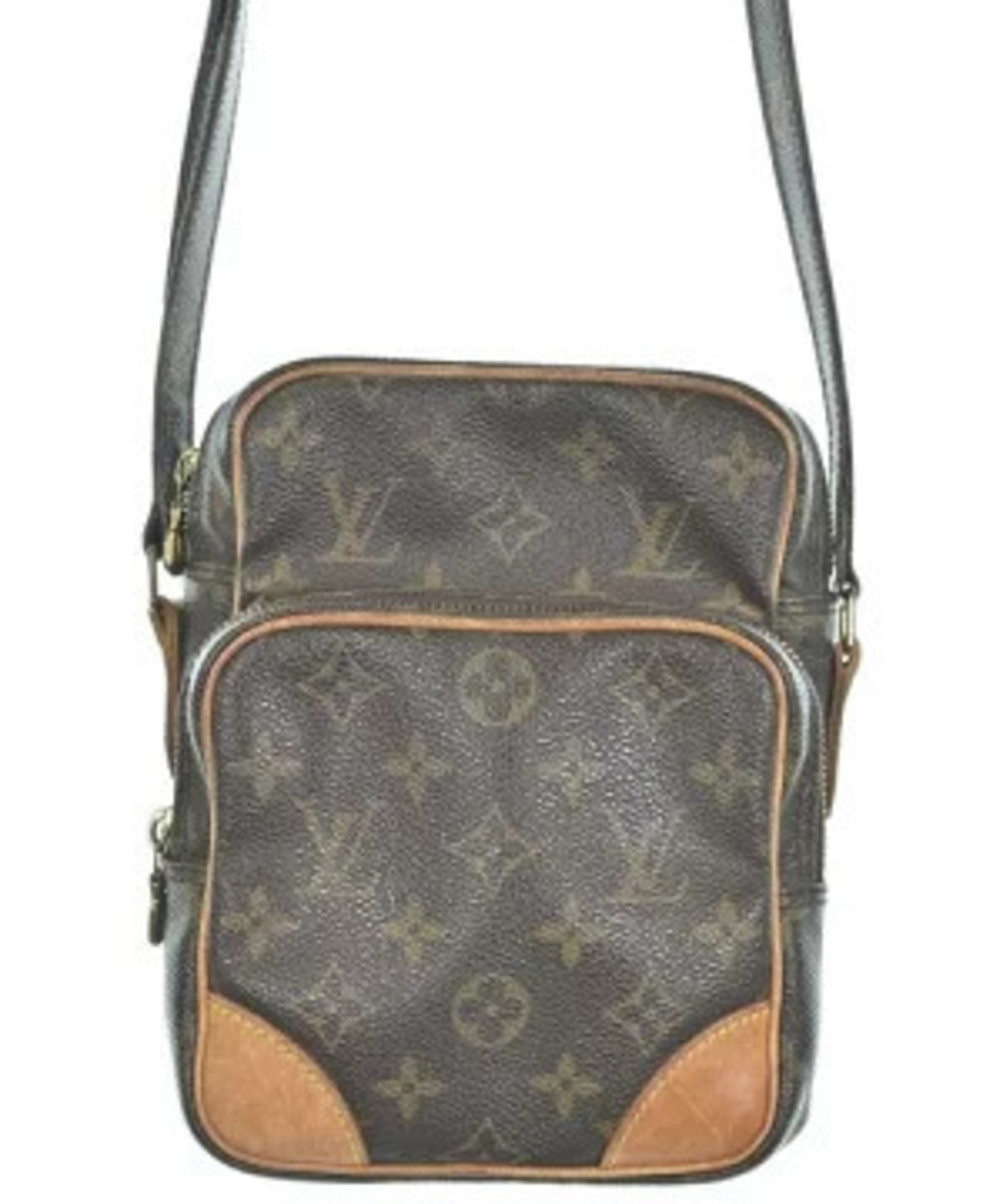 LOUIS VUITTON Shoulder Bag Brown Beige All over pattern